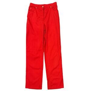 St John Sport Essentials Red Straight Pant